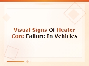 Visual Signs of Heater Core Failure Causing Front Passenger Leaks in Vehicles